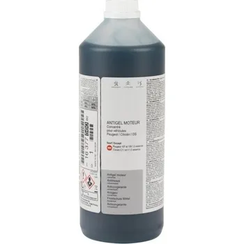 Náplň do chladiče a ostřikovače Chladicí kapalina Citroen 1 l modrá 1637756080 CITROEN/PEUGEOT
