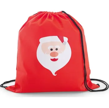 Vánoční dekorace STRICKER Batůžek se stahovací šňůrkou OTTAWA Barva: červená