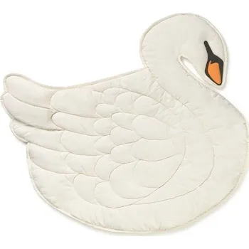 Koberec Krémová dětská hrací podložka 100x110 cm Swan – Lorena Canals ID_1829080