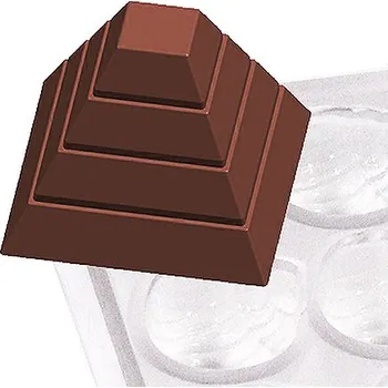 Nádoba na led CONTACTO Silikonová forma z polykarbonátu na čokoládky, pyramida | CONTACTO, 6751/014