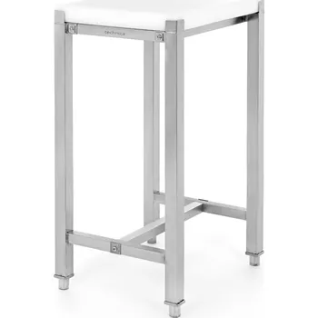 Podstavec pod monitor TECHNICA Řeznické prkno polyetylénové na ocelovém podstavci 500x400x860 mm | TECHNICA, Gold Line