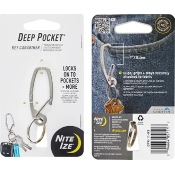 Klíčenka Nite Ize Deep Pocket™ Key Carabiner