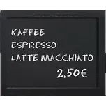 CONTACTO Tabule na menu v dřevěném rámu 400x300 mm, černý | CONTACTO, 7680/040