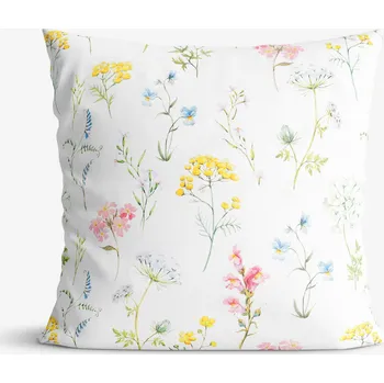 Povlak na polštářek Bavlněný povlak na polštář Deluxe - Kvetoucí jaro 40 x 40 cm