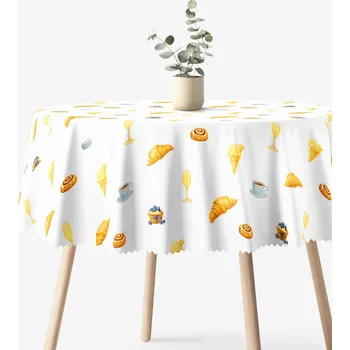 ubrus Kulatý teflonový ubrus - Chuť Paříže Ø 100 cm