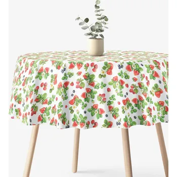 ubrus Kulatý ubrus Valencia - Lesní ovoce Ø 200 cm