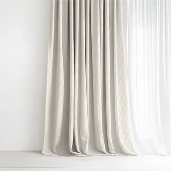 Dekorační závěs Natura - Větvičky na režné 140x135 cm