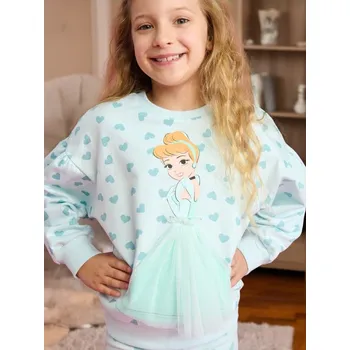 Dívčí mikina Sinsay - Mikina Disney - modrá - 966BR-05X - 966BR-05X-140-1