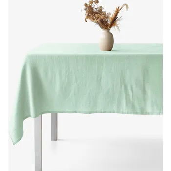 ubrus Hranatý ubrus ze lněné směsi - světle mátový 80 x 80 cm