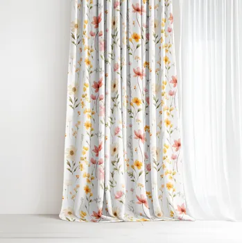 Závěs Dekorační závěs - Květinový ráj 240x150 cm