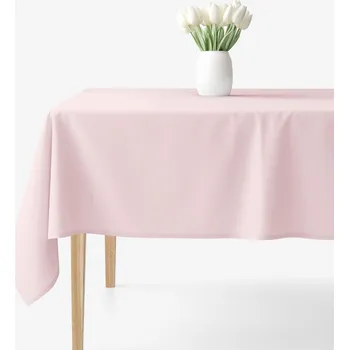 ubrus Hranatý ubrus 100% bavlněné plátno - pudrově růžový 80 x 80 cm