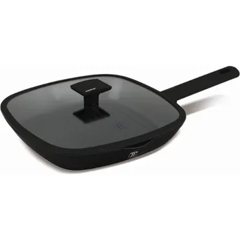Pánev grilovací s poklicí 28 cm Matte Black Collection BH-8184