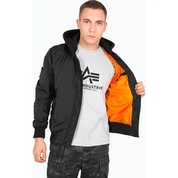 Pánská bunda Alpha Industries MA-1 TT Two Tone Hood black/black