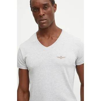 Tričko Aeronautica Militare AM1UTI004 šedá 09X, vel. XXL