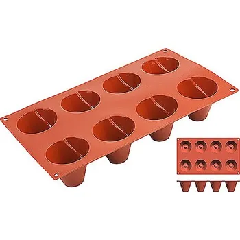 Plech na pečení CONTACTO Silikonová forma na 8 bábovek 300x175x50 mm | CONTACTO, 6651/055
