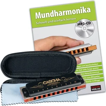 Foukací harmonika CASCHA Professional Blues Harmonica Set