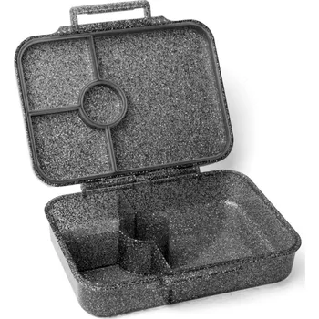 Svačinový box Lekkabox svačinový box 4 sekce Glamour - Black