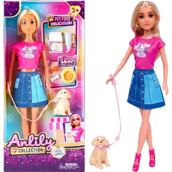 Dětské zboží Panenka s pejskem na vodítku