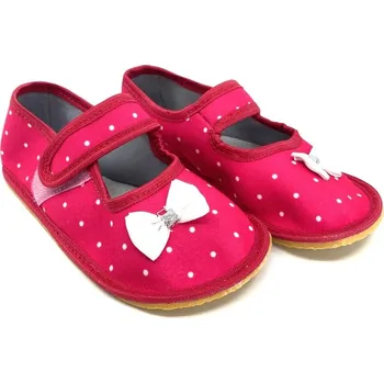 Dívčí baleríny Barefoot bačkory Anatomic Raspberry A 25, Vnitřní délka boty: 16,2 cm, Vnitřní šířka boty: 6,7 cm