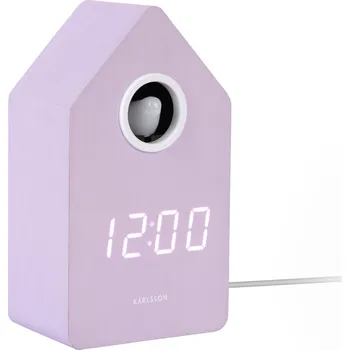 Budík Karlsson, Budík Cuckoo LED, světle fialový - Formadore