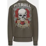 PitBull West Coast Pánská mikina SANTA MUERTE crew - zelená - PWC_CREWSMUERTE_OLV Velikosti: L