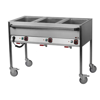 Sporák Vodní lázeň elektrická GN 3-1/1 ovládání na delší straně | REDFOX - VLPD 3120