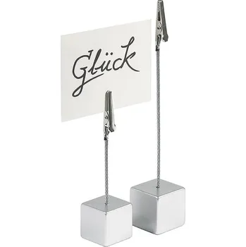 Stojánek na vánoční stromek CONTACTO Stojan z nerezové oceli s žabkou na menu 22x22x160 mm | CONTACTO, 1068/160