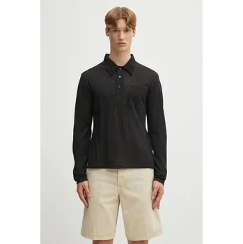 Pánské tričko Vlněné tričko s dlouhým rukávem MM6 Maison Margiela SH2GL0004.M20123.899 černá 99X, vel. M