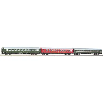 Modelová železnice H0 - set 3 osobních vozů D 244 Brest Köln #2 DR Ep. IV / PIKO 58245