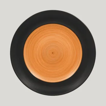 Talíř RAK Porcelain RAK Trinidad talíř mělký pr. 29 cm, oranžový | RAK Porcelain, TRCLFP29BC-12