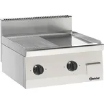 BARTSCHER Grilovací deska, hladká/vroubkovaná, 600x600x290 mm | BARTSCHER, 600 Imbiss