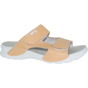 Dámská obuv Medistyle dámské zdravotní pantofle MIRKA LM-T12/TL Barva: béžová, Velikost: 36