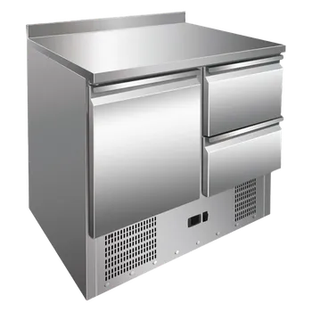 Stůl chladicí 1x dveře, 1x2 zásuvky, salátový | REDFOX - MTZ 902