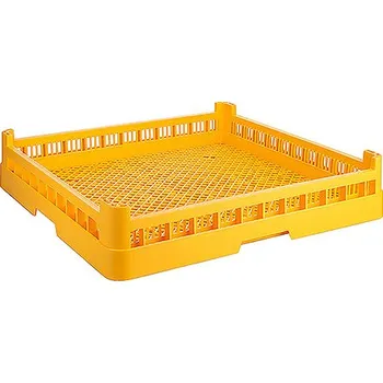 Příslušenství pro stavební techniku CONTACTO Koš na příbory 500x500x100 mm, žlutý | CONTACTO, 2522/050