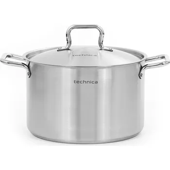 Hrnec TECHNICA Střední hrnec z nerezové oceli s pokličkou 11,1 l o průměru 280 mm | TECHNICA, Gold Line