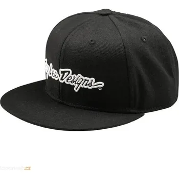 Módní doplněk Troy Lee Designs Kšiltovka Troy Lee Designs FLAT BILL SNAPBACK SIGNATURE, black - Uni