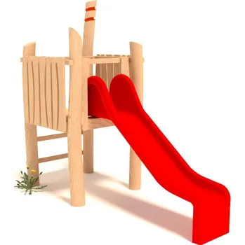 Hra na zahradu Playground System DĚTSKÉ HŘIŠTĚ sestava se skluzavkou z akátu - Sali