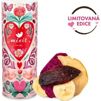 Potravina Mixit Velké zamilované ovoce - Švestka, jablko, banán a dračí ovoce