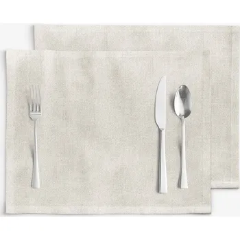 ubrus Prostírání na stůl Malaga - režné - sada 2ks 30 x 40 cm