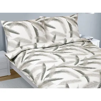 Povlečení Povlečení bavlna na dvoudeku Šedá,Bílá BX1001458 - 1ks 200x200, 2ks 70x90 cm