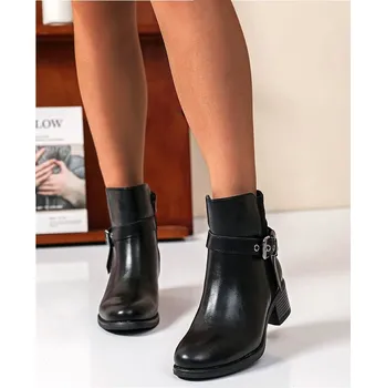 Dámské kozačky Boty Sixth Sens Schwarz 2639494 37