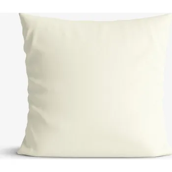 Povlak na polštářek Dekorační povlak na polštář - smetanový 40 x 40 cm