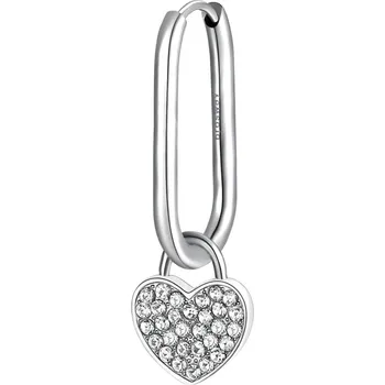 Módní doplněk Brosway Romantická single náušnice s krystaly 2v1 Chakra BHKE121 + 2 měsíce na vrácení zboží