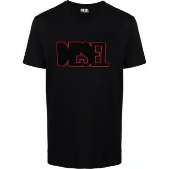 DIESEL Outline Black tričko XL Černá