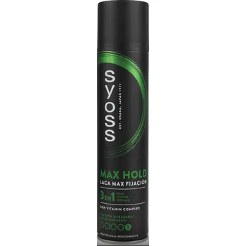 Vlasová kosmetika Syoss Max Hold Hairspray lak pro Megasilnou fixaci vlasů 300 ml