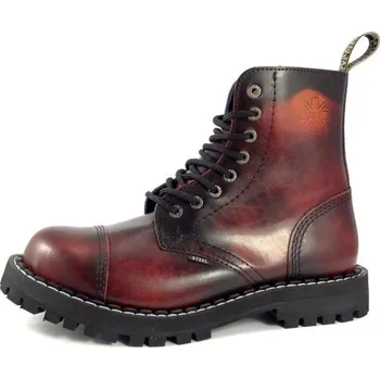 Dámská zimní obuv Steel boty 8 dírek 113/114/O/YELLOW RED BLACK barevná, velikost 37
