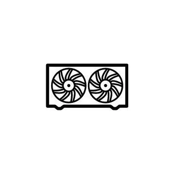 Chladič motoru Větrák, chlazení motoru NRF 470202