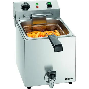 fritéza BARTSCHER Fritéza s vypouštěcím ventilem 9 l, 3,3 kW, 300x530x385 mm | BARTSCHER, Snack III Plus