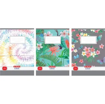 Sešit Sešit A4/444 školní, bezdřevý, linkovaný - 40 listů, mix holky