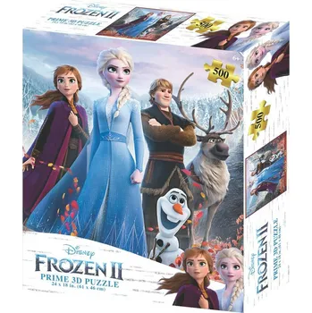 Puzzle PRIME 3D PUZZLE - Frozen 500 ks